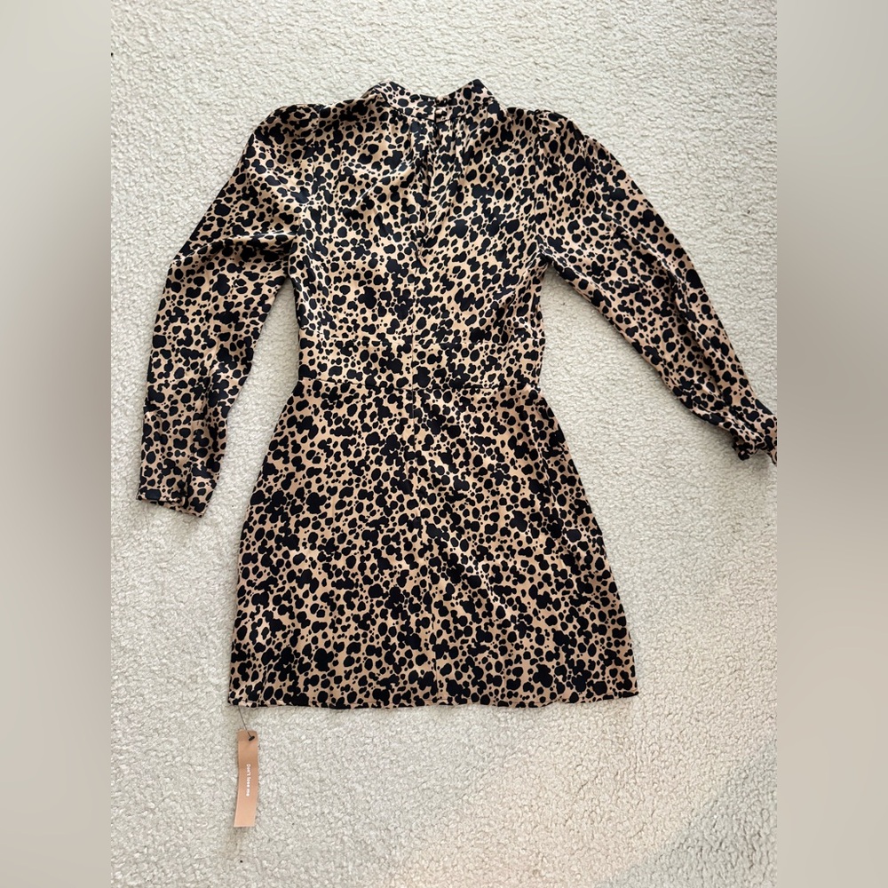 Reformation Samuel Silk Mini Dress NWT - Picture 5 of 9